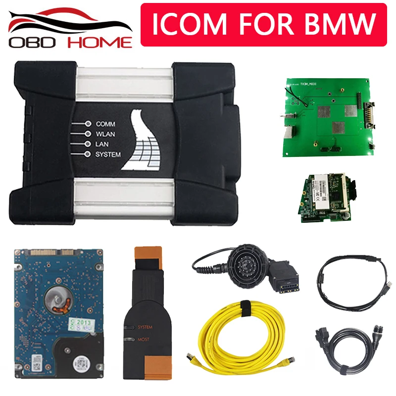 Инструмент диагностики и программирования для BMW ICOM A2 NEXT + B C 3 в 1 инструмент OBD2