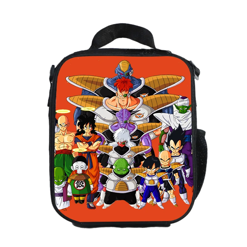 Аниме Dragon Ball ланч-мешок Goku Saiyan дети изолированный кулер Ланч-бокс термальный держатель для пикника - Цвет: WCB-QLZ25