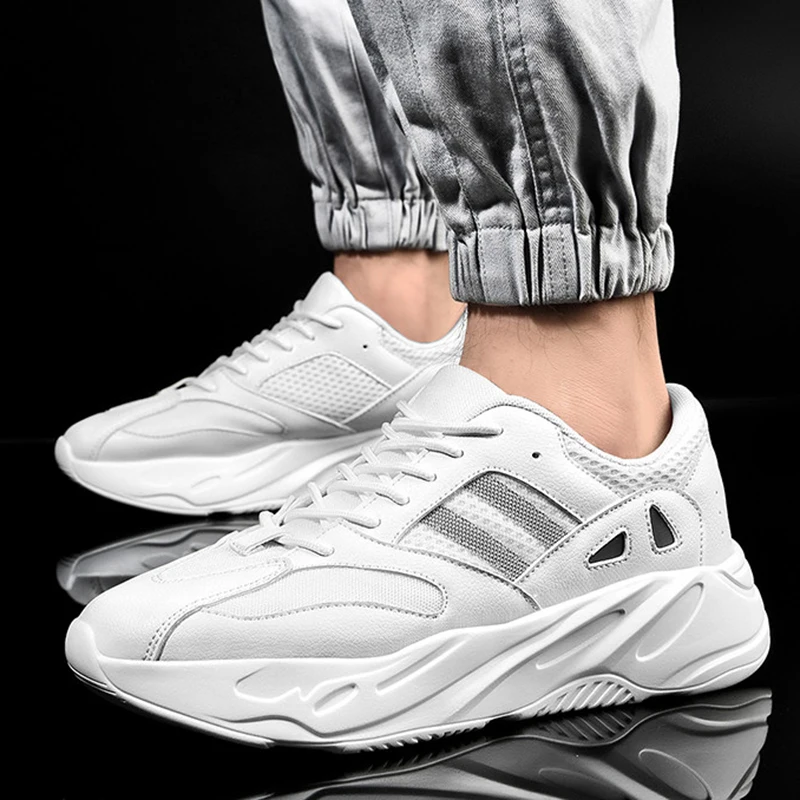 Zapatillas Goma Sport Shoes For Men Sneakers Fashion Breathable Sapatilhas Masculino Trampki Meskie Work White Trainers Uomo