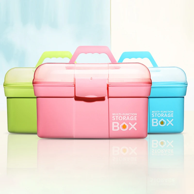 1 шт. портативная коробка для инструментов маникюра чехол хранения косметики