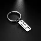 My Shape брелок для ключей с гравировкой брелок из нержавеющей стали для пары влюбленных с номером именем датой и защитой от потери Подарочный держатель для ключей 2020