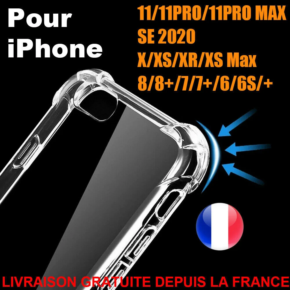 

Прозрачный защитный чехол для Iphone Se 2020 11 Pro Max Xr X 7 8 6 Plus