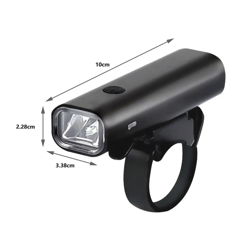 

Mountain bike light USB charging headlight rainproof night riding equipped with strong bike light