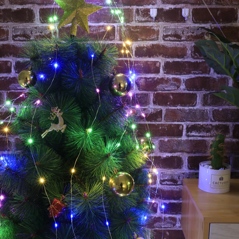 Рождественская светодиодная гирлянда Декоративная освещение для дома и улицы |