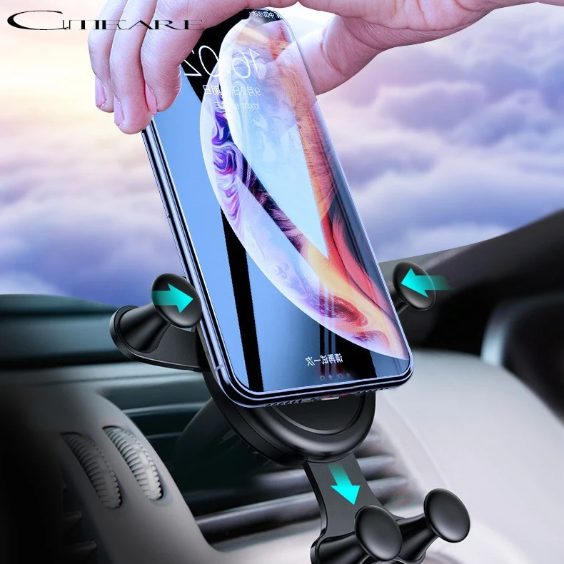 Аксессуары для телефонов гравитационный держатель на вентиляционное отверстие