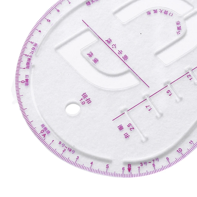 

6pcs/set Tailor Measuring Kit Sewing Drawing Ruler Yardstick French Curve Cutting Template Dressmaking Tool
