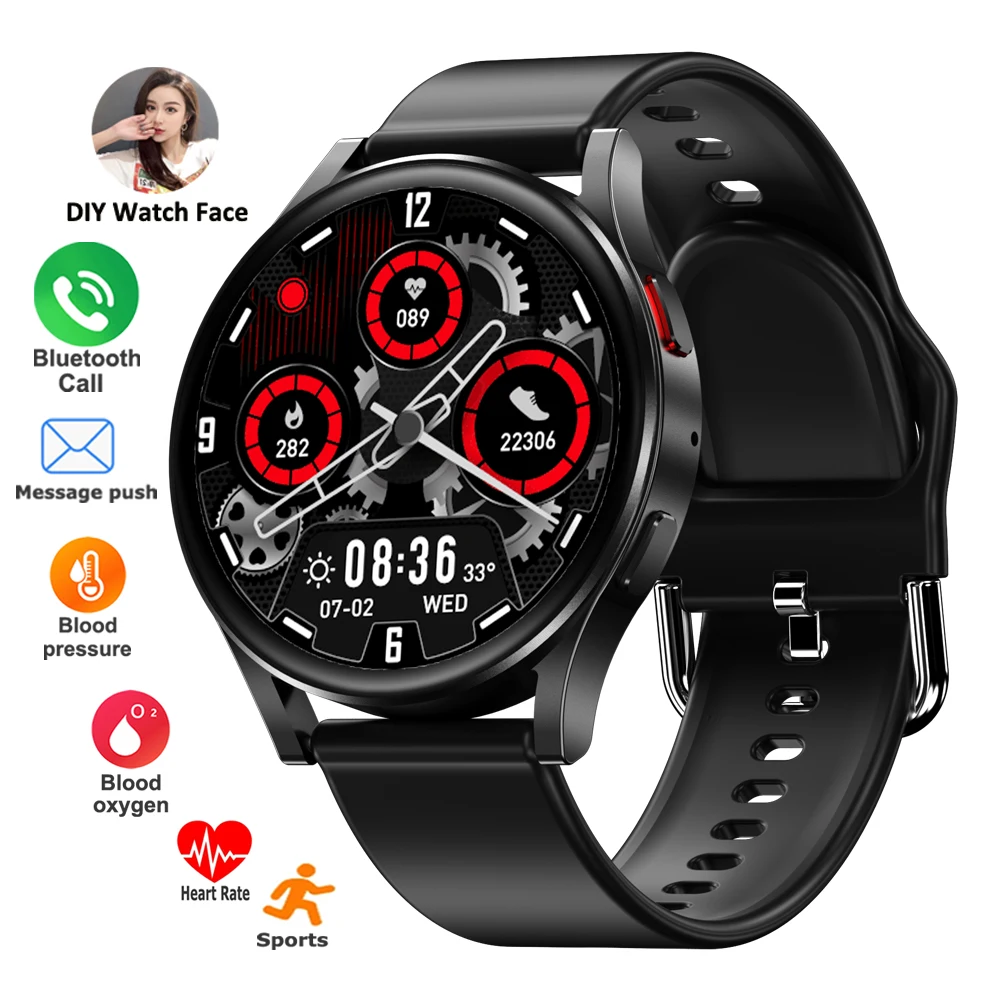 

New Arrival Smartwatch 1.28 Inch Custom Watch Face 180mAh Waterproof Men Women Bluetooth Call Sports Fitness Tracker Smart Watch