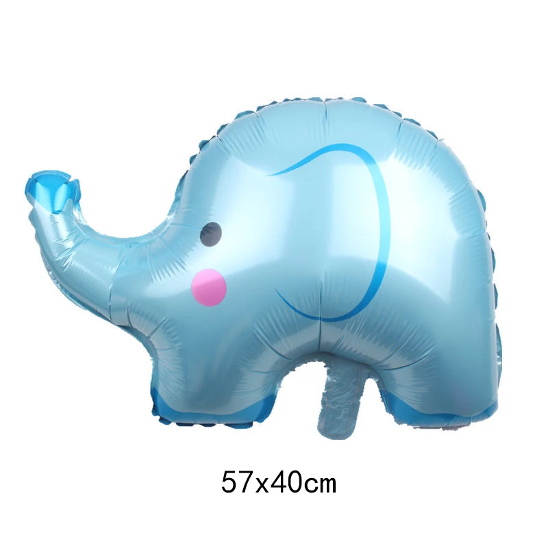 1pc 57x40cm Cartoon Elephant party Balloons Birthday Home decoration cartoon foil balloon wholesales Children baby shower | Дом и сад