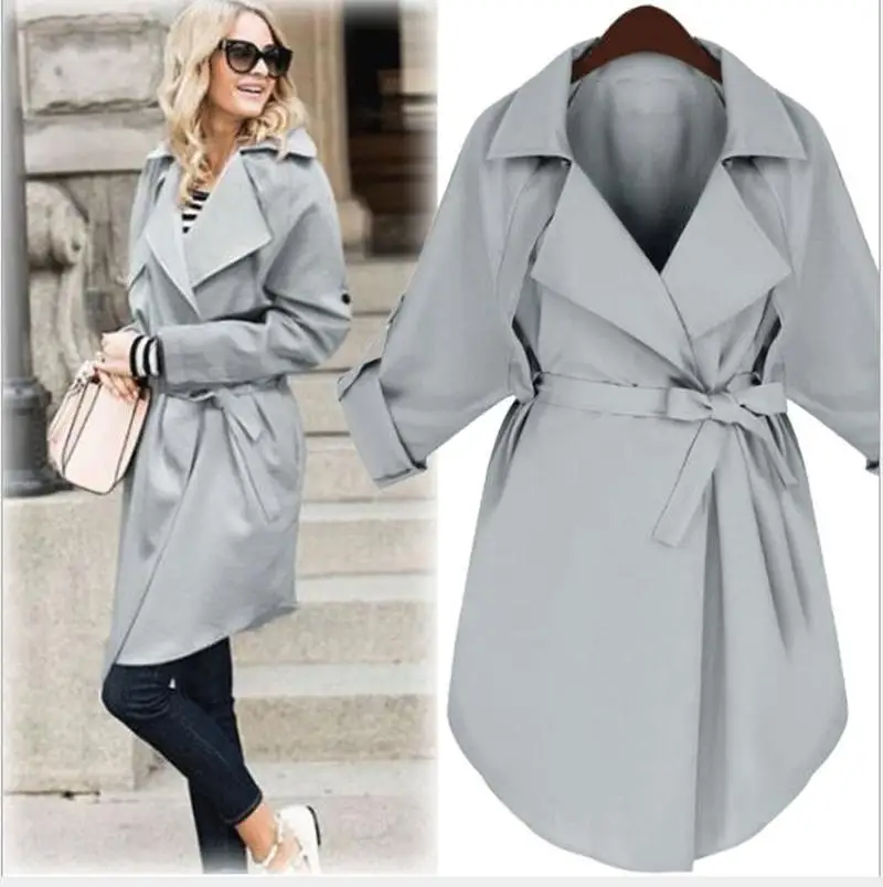 Женский длинный дождевик водонепроницаемый ветрозащитный тонкий для женщин