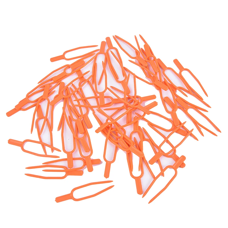 

50pcs Garden Tool Plastic High Quality Plant Clips Stolons Fastening Fixture Clamp Accessory Farming Strawberry Forks