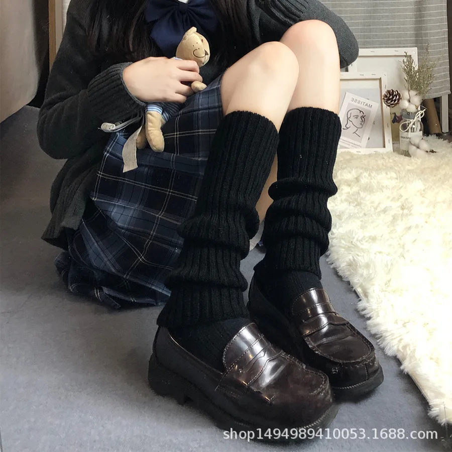 Гетры в стиле панк Высокие сапоги до середины голени носки гетры бедер теплые