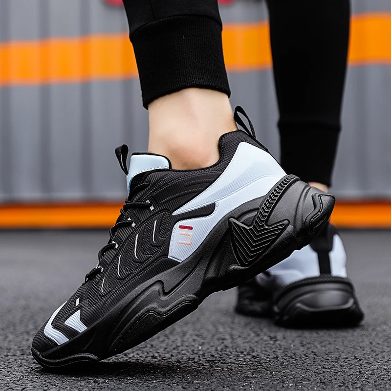 

New Sneakers For Men New simple Light Comfortable Breathable Popular Leisure Shoes Platform Non-slip Soft bottom Running Shoes
