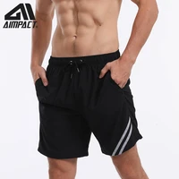 mens workout short running gym quick dry casual shorts swimming trunks for men with adjustable drawstring by ampact am2258