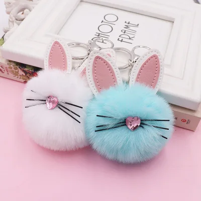 Внешняя торговля милый розовый Кот плюшевая сумка брелок кулон любовь борода