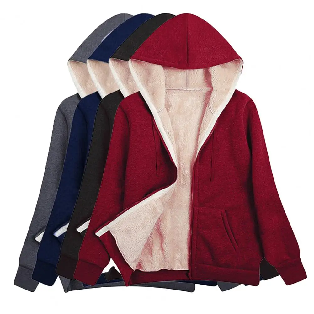 

Women Hoodie Coat Colorfast Women Hoodie Coat Jacket Trendy Lady Coat