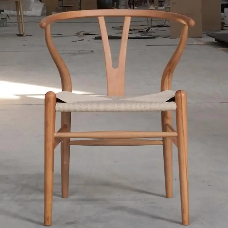 Деревянный Y стул Западный Ресторан Кофейня заднее кресло скандинавский стиль