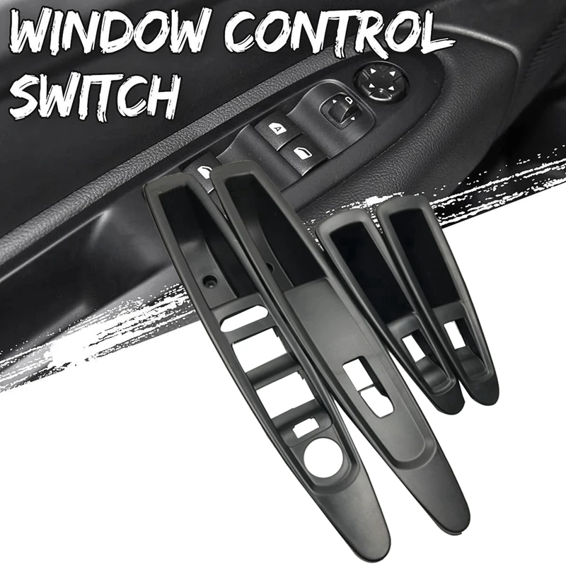 

4Pcs Car Interior Door Electric Power Window Lift Control Switch Panel for Citroen C4 Accessories