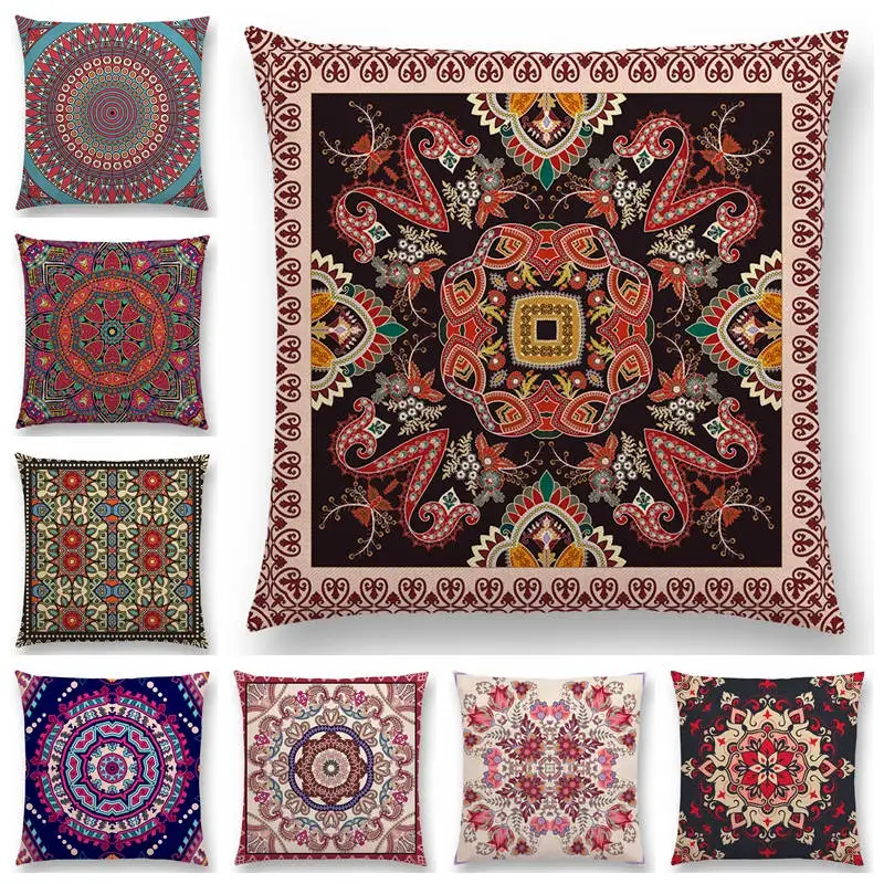 Новый декоративный узор Пейсли мандала цветок лист этническое племя