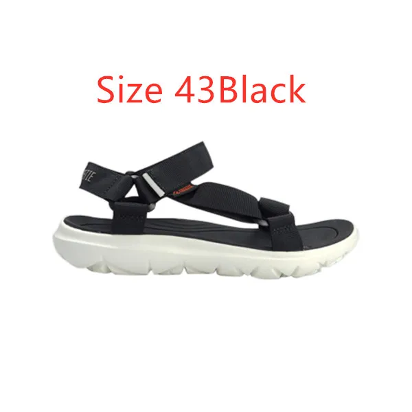 Size 43Black Xiaomi Mijia FREETIE/волшебные сандалии с изогнутым ремешком; нескользящие износостойкие сандалии с пряжкой; подходит для весны и лета 0 - Цвет: Size 43Black