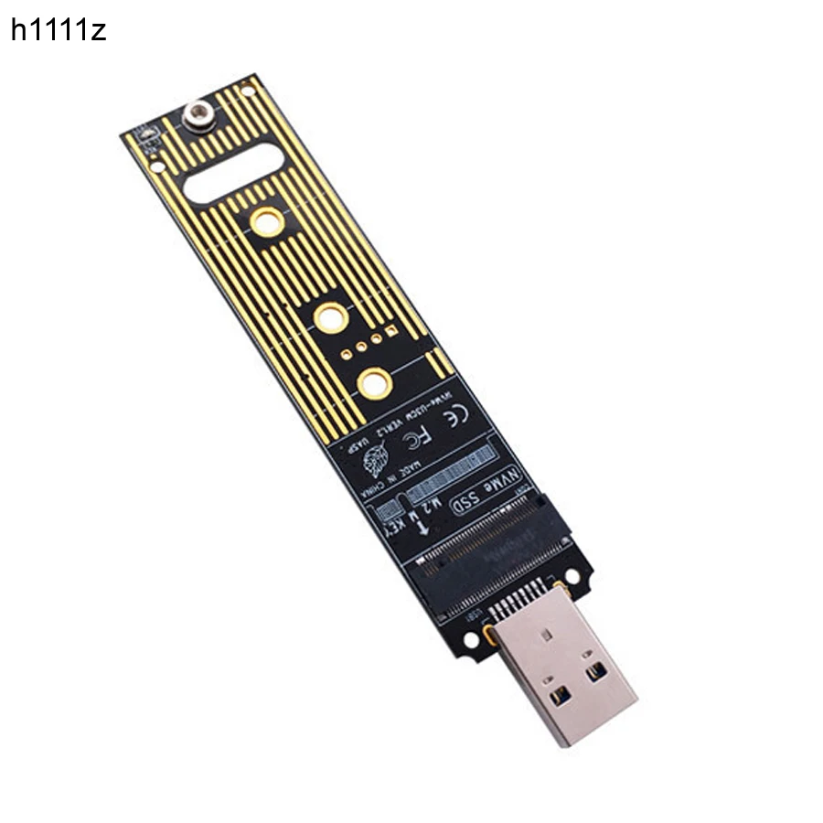 Adaptateur M.2 NVME SSD vers USB 3.1  carte de convertisseur interne 10Gbps  USB 3.1 Gen 2  PCI-E