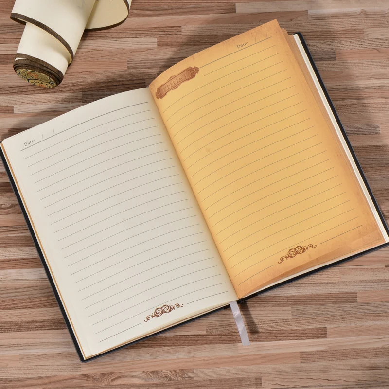 

Vintage Thick Leather Carving Skull Bullet Notebook Journal Cute Sketchbook Paper Weekly Planner Book School Supplies 016057