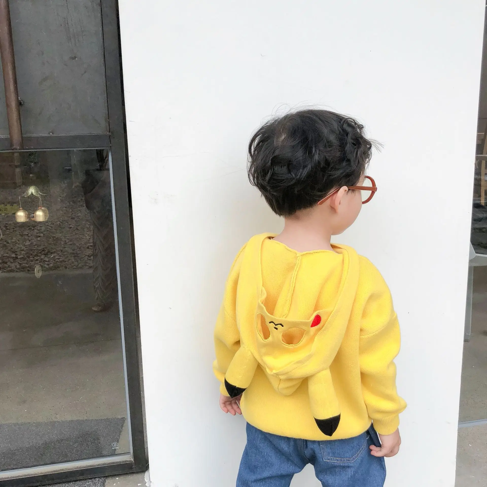 Tonytaobaby Autumn and Winter Clothes New Boys and Girls Children's Wear Children's Hooded Sweater Cartoon Cute