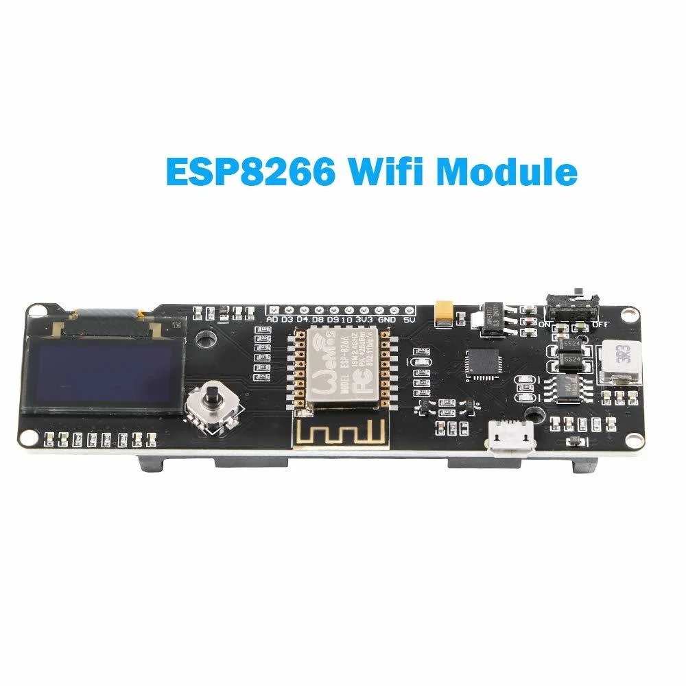 Esp8266 Nodemcu с 0 96 Oled расширенной платформой для разработки температуры и влажности