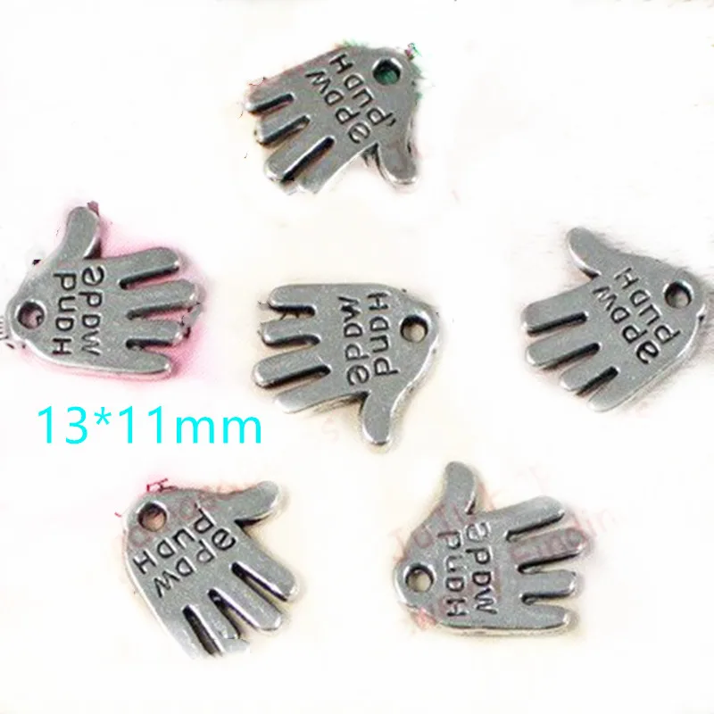 Модные Античные Подвески ручной работы из серебра/бронзы с цветами сливы