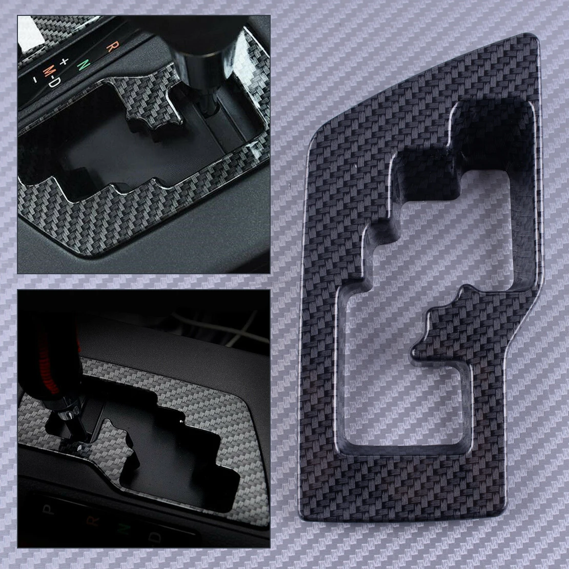 

DWCX ABS интерьер панельная Накладка для коробки передач отделка рама углеродного волокна Стиль подходит для Toyota RAV4 2016 2017 2018