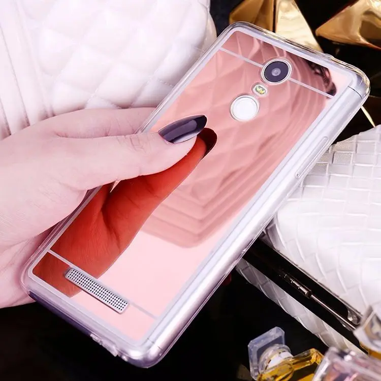Мягкий зеркальный чехол на Redmi 5a 6a 4a 7 Note 5 Pro Shell Plus 4x 4 бампер силиконовый