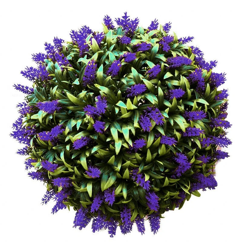 Искусственное фиолетовое Лавандовое подвесное Топиарий в форме шара цветочное