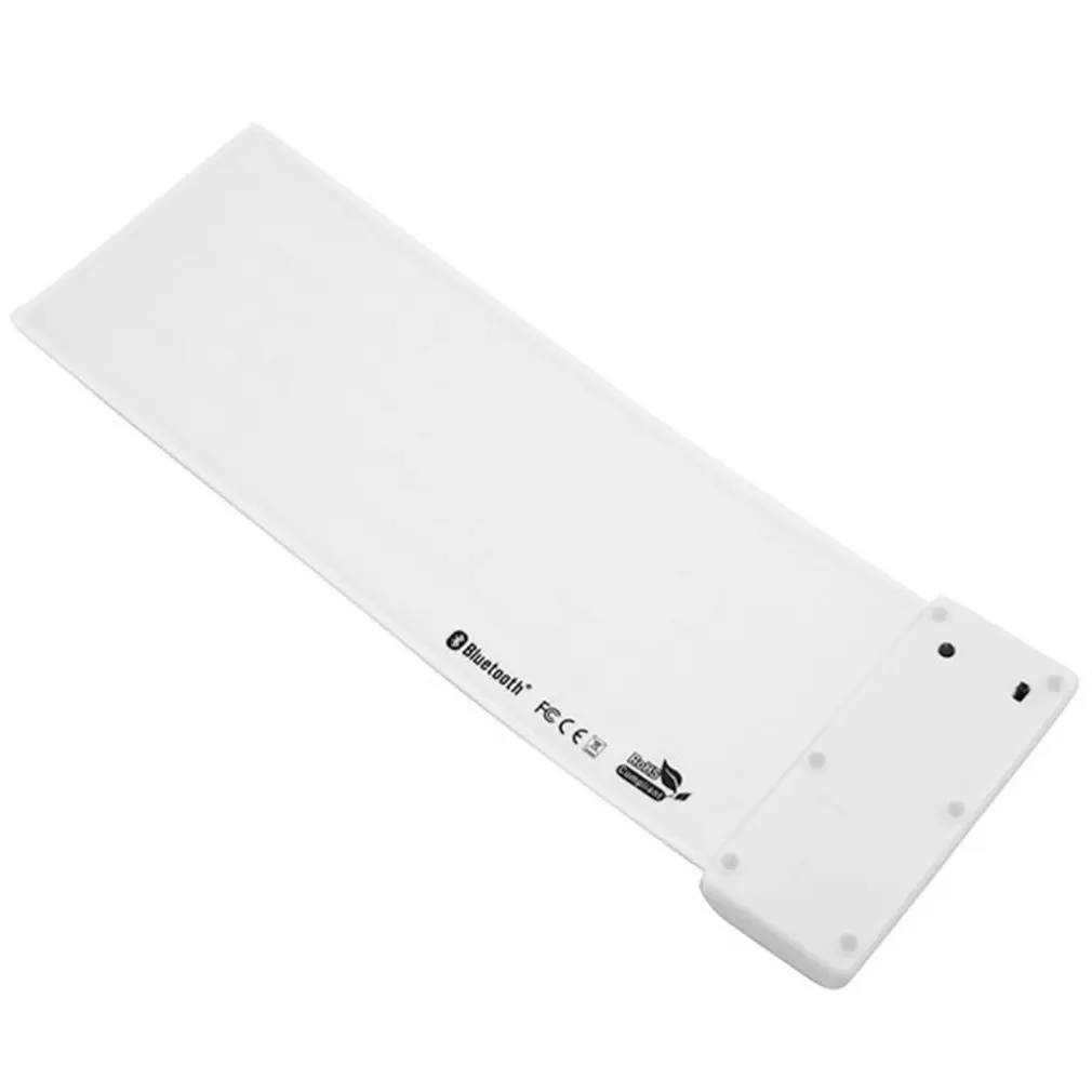 Складная Беспроводная клавиатура Bluetooth бесшумная с 87key Мягкая силиконовая Гибкая