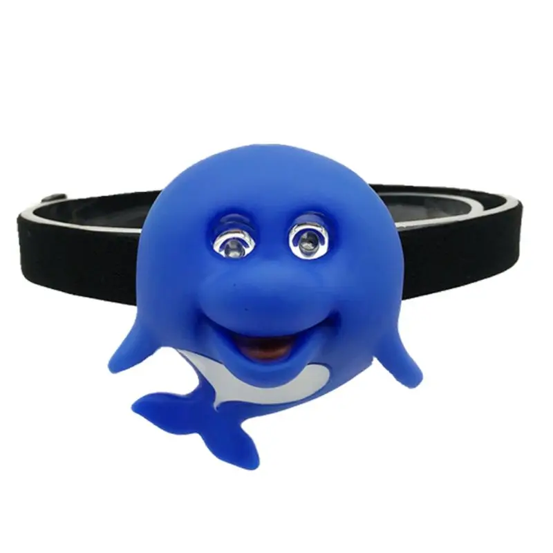 Детская фара с повязкой на голову изображением милых животных из мультфильмов