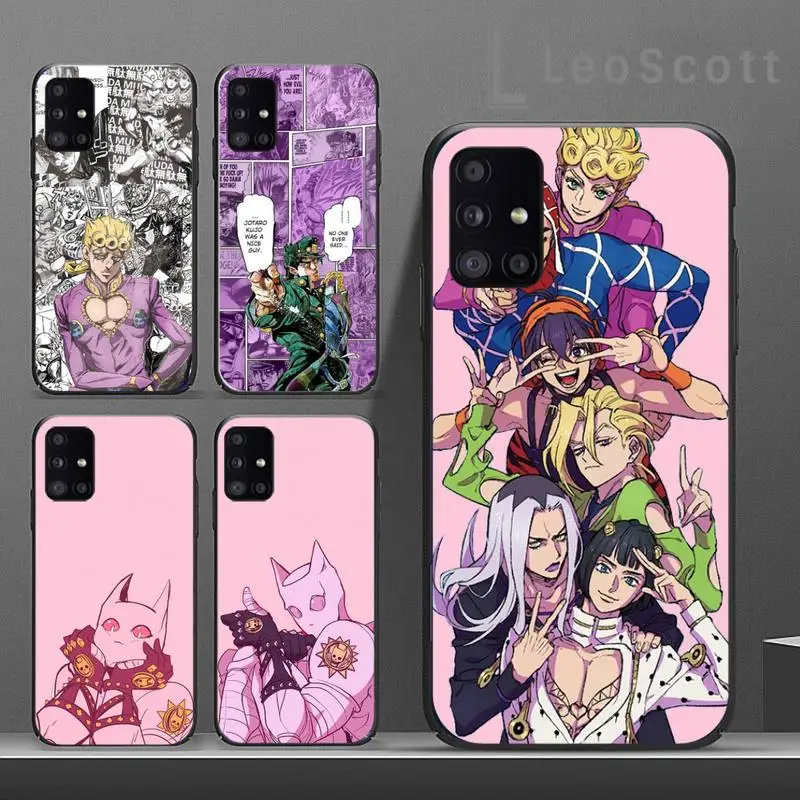 

JOJO BIZARR ADVENTUR Phone Cases For Samsung A40 A50 A51 A71 A20E A20S S8 S9 S10 S20 Plus note 20 ultra 4G 5G