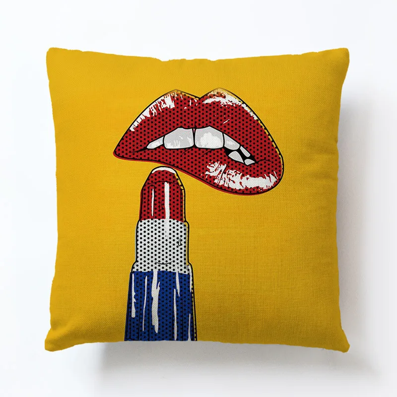 Наволочка в индийском этническом стиле ретро с рисунком американском наволочка