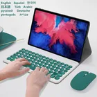 Корейский чехол для клавиатуры для Lenovo Tab P11 Xiaoxin Pad P11 Plus TB-J606 J616 P11 Pro 2021 ТБ-J706F J716F русская испанская клавиатура