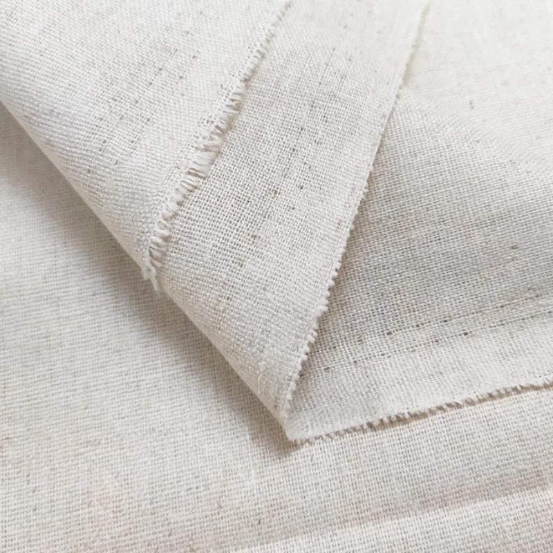 Льняная ткань с более высокой плотностью 100*150 см однотонный диван простой