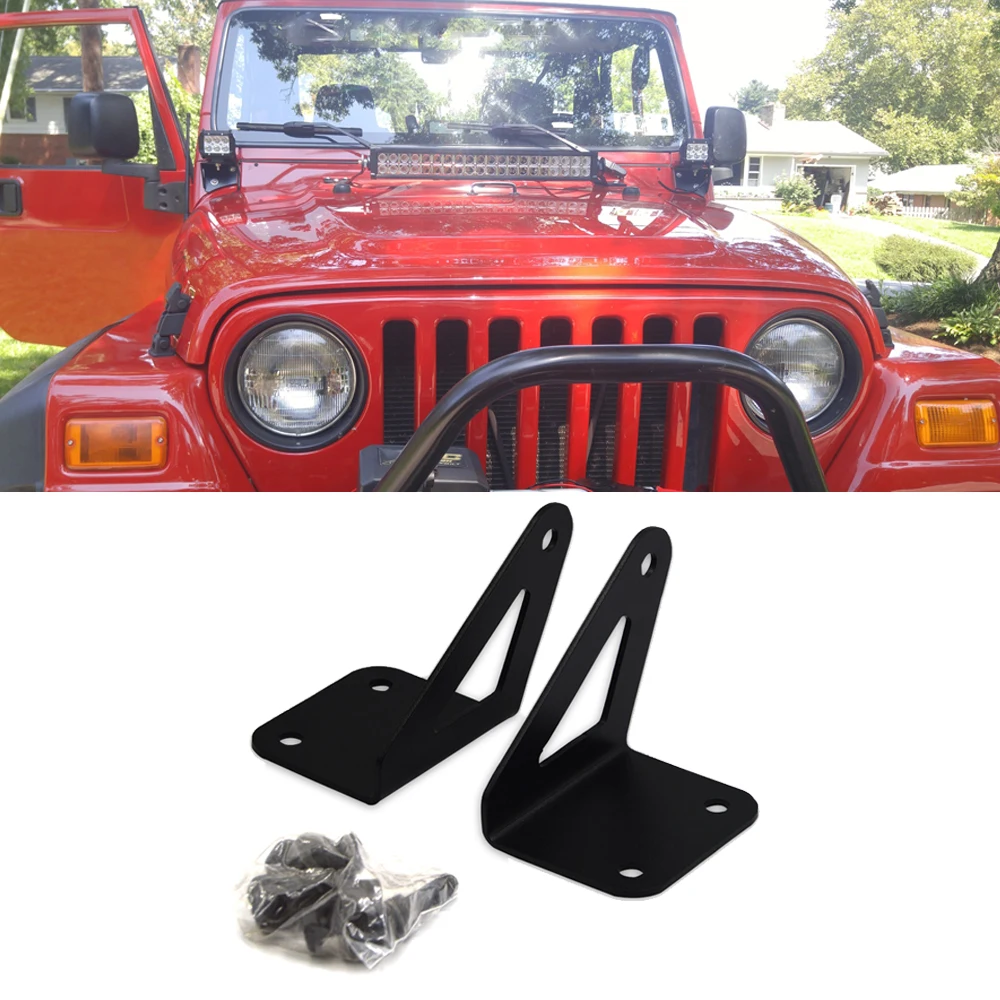 Для 2007 2018 Jeep Wrangler JK верхние петли капота 30 дюймов прямой или изогнутый