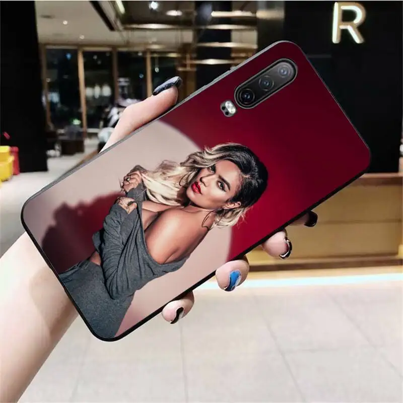

HPCHCJHM Karol G Soft black Phone Case for Huawei P40 P30 P20 lite Pro Mate 30 20 Pro P Smart 2019 prime