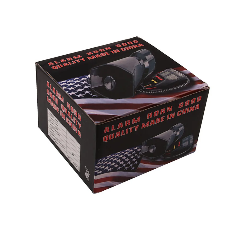 12V 100W Car Tone Sound Car Recording Emergency Siren Car Siren Horn Mic PA Speaker System Emergency Amplifier Hooter YG010