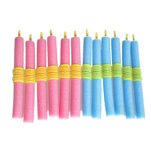 New 12PCS/5pcs Soft Hair Curler Roller Curl Bendy Rollers DIY Magic Curlers Tool Styling Sponge Curling | Красота и здоровье