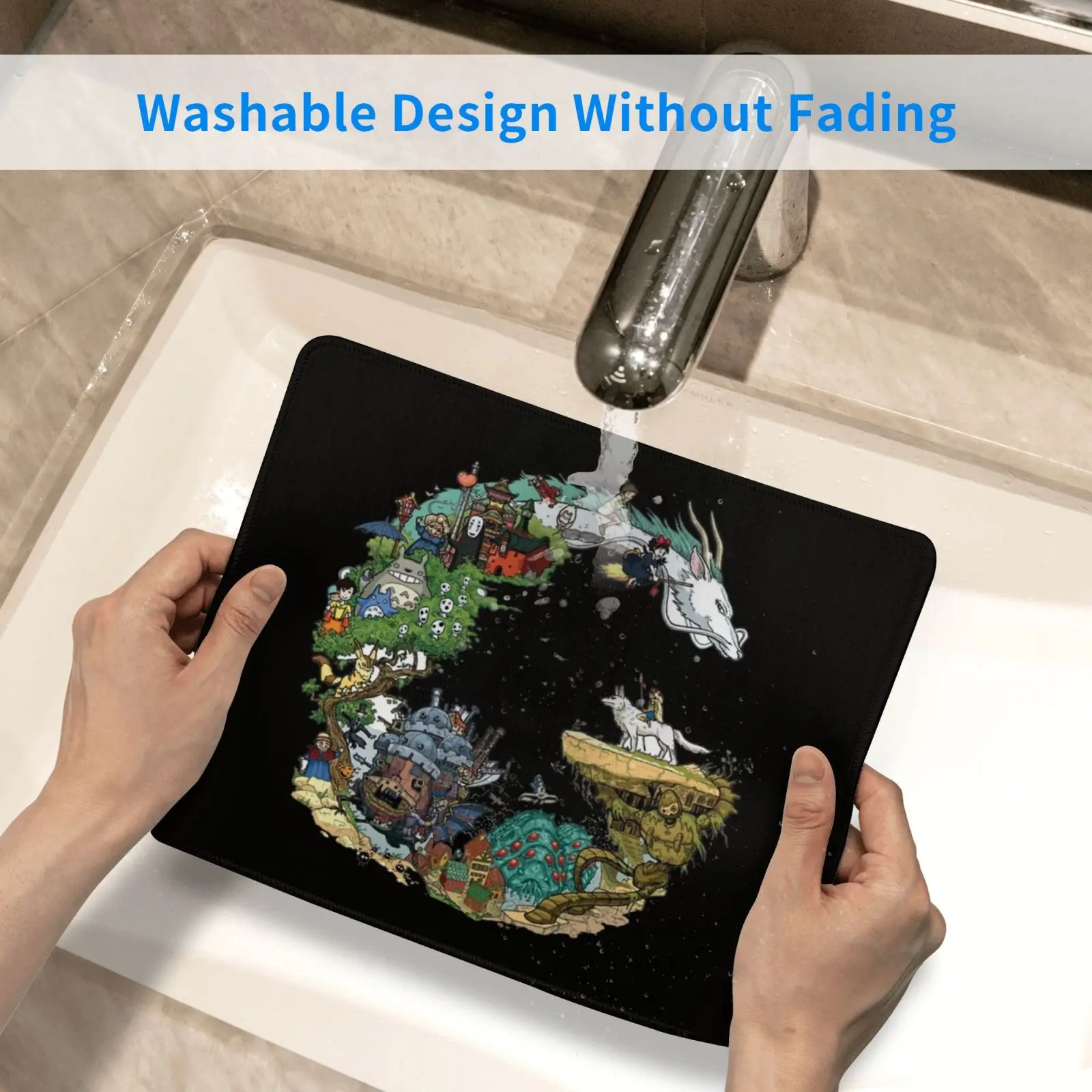 

Miyazaki Lovers' Design Mouse Pad DIY Print Totoro Spirited Away My Neighbor Totoro Totoro Face Haku