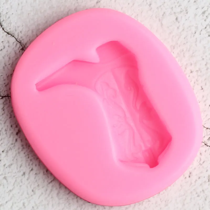 3D ковбойские ботинки обувь силиконовые формы кекс Топпер помадка Плесень DIY