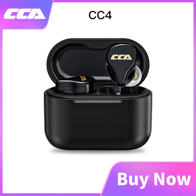 

Беспроводные наушники CCA CC4 TWS, игровая гарнитура с шумоподавлением, 5,2, Qualcomm Aptx, Bluetooth-наушники
