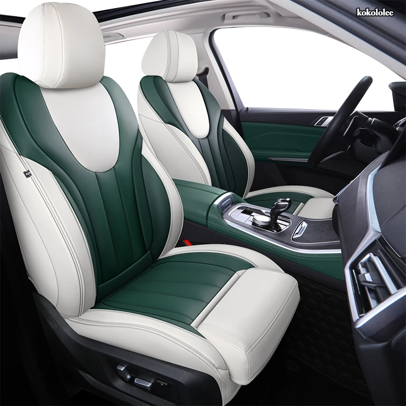 

KOKOLOLEE Custom Leather car seat cover For Cadillac SRX ESCALADE ATS SLS CTS XTS CT6 XT5 XT4 Automobiles Seat Covers car seats