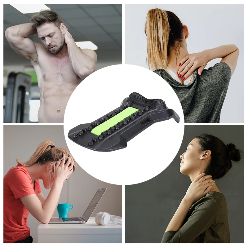 

Neck Back Massager Stretcher Neck Massage Neck Equipment Relaxation Massager Cervical Spine Support Relaxation Spine Pain Relief
