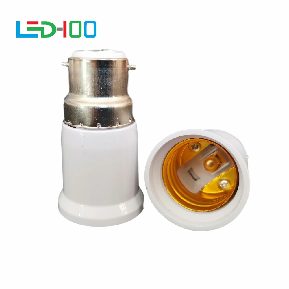 Новый цоколь переходник B22 на E27 из огнестойкого материала для лампы|Конвертеры