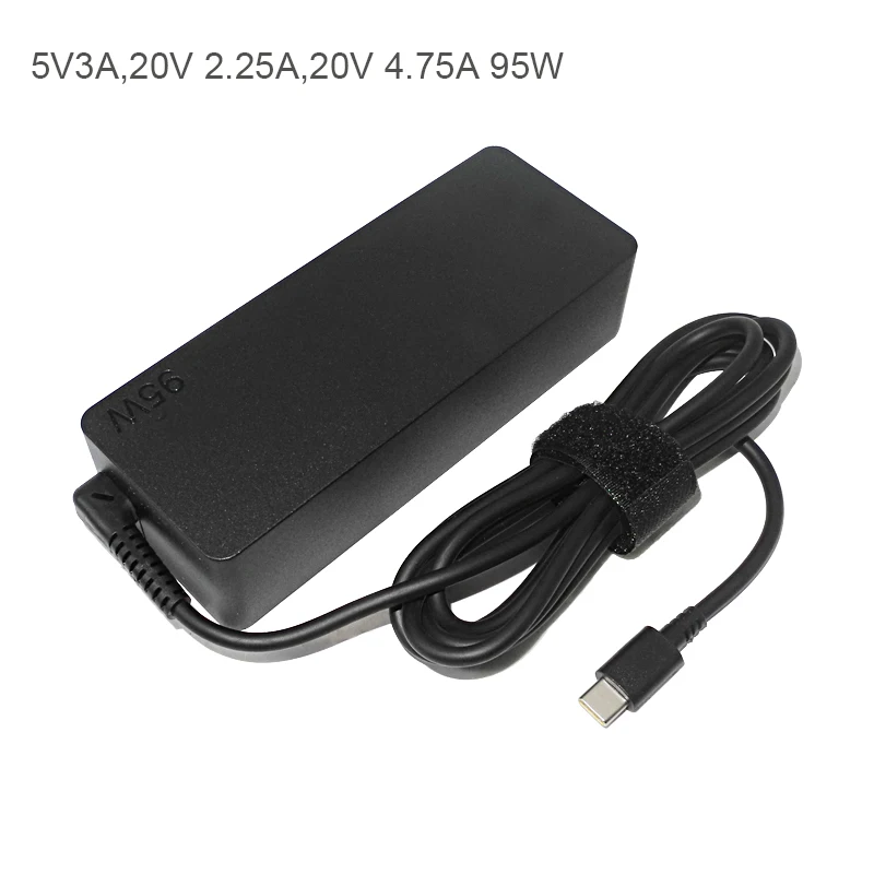 

20V 3.25A 4.75A 95W USB Type C Laptop Adapter Charger for Lenovo Thinkpad Yoga C740 Y740S Y9000X T470S T480S X2020 T480 T580