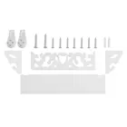 1 шт.лот Белая настенная подвесная полка товары Удобная стойка держатель для хранения украшение для дома спальни выступ домашний декор SML