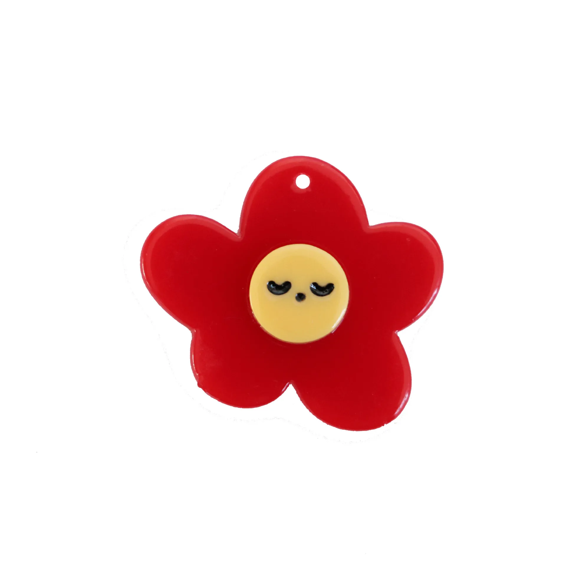 10 шт. 25x29 мм акриловые с очаровательным цветочным принтом, кулон, сделай сам, серьги, аксессуары для изготовления ювелирных изделий